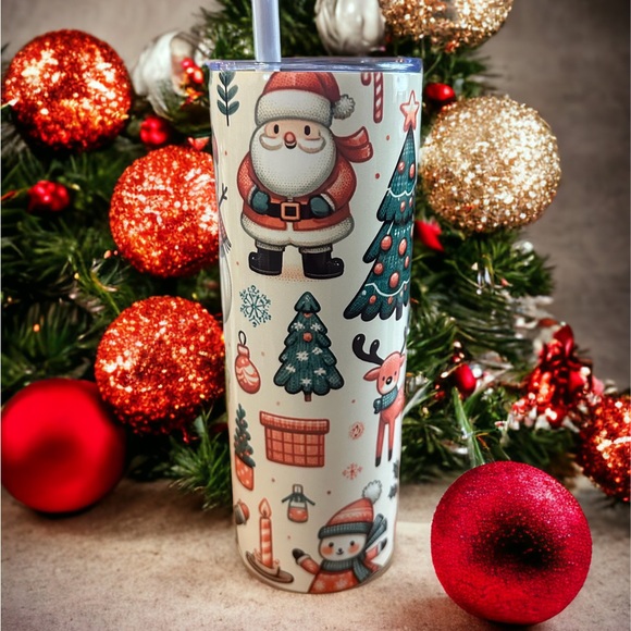 Christmas Santa Tumbler - Picture 3 of 3